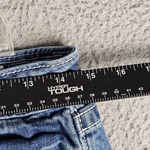 Miss Me Jeans 28 Womens Denim Boot Cut Embellished Rhinestone Pockets Bling - Picture 5 of 11